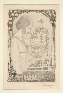 Exlibris von Heinrich Vogeler