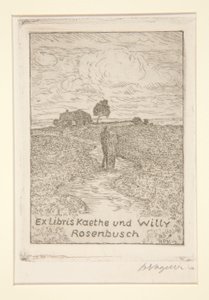 Exlibris von Heinrich Vogeler