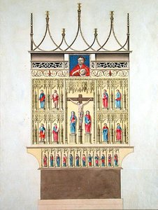 Hochaltar des ehemaligen Doms in Hamburg, 1805