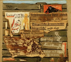 H. Zille, Plakatwand 1919 von Heinrich Zille