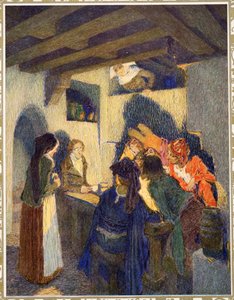 Die Glücksgaloschen aus Märchen von Hans Christian Andersen, veröffentlicht 1911 von Heinrich and Urban Lefler