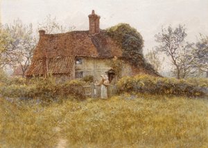 Ein Cottage in Pinner, Middlesex von Helen Allingham