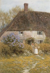 Ein Kentish Cottage von Helen Allingham