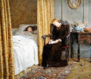 Der Genesende von Helen Allingham