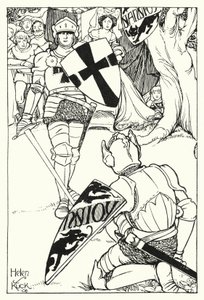 Rotes Kreuz besiegt Sans Joy (Stich) von Helen S. Kuck