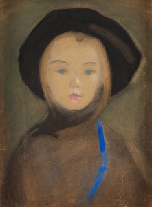 Mädchen mit blauem Band, 1909