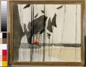 Bäume und Sonnenuntergang, Hiidenvesi von Helene Schjerfbeck