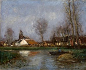 Herbststimmung am Altwasser von Helmuth Liesegang