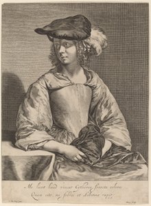 Mädchen mit Federhut
