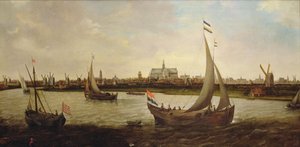Ansicht von Haarlem von Norden