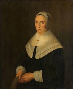 Porträt einer Frau von Hendrick Cornelisz van Vliet