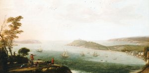 Ein Blick auf den Hafen von Falmouth