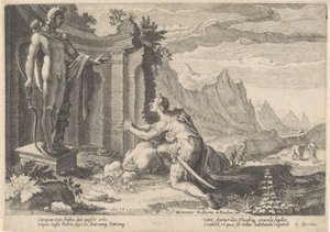 Kadmos befragt das Orakel von Delphi