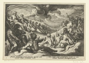 Jupiter ruft die olympischen Götter zusammen (Ovids Metamorphosen)