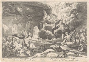 Sturz des Phaëthon von Hendrick Goltzius (workshop of)