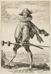 Ein Hauptmann der Infanterie von Hendrick Goltzius