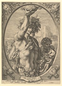Bacchus von Hendrick Goltzius