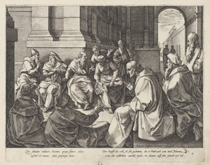 Boas und die Ältesten von Hendrick Goltzius