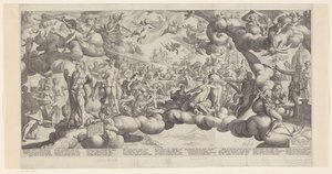 Hochzeit von Amor und Psyche von Hendrick Goltzius