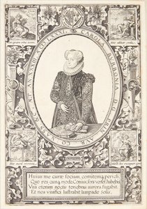 Charlotte von Bourbon von Hendrick Goltzius