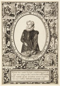 Charlotte von Bourbon von Hendrick Goltzius