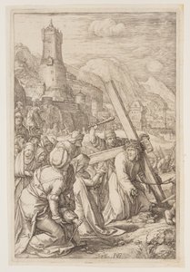 Christus trägt das Kreuz, aus Die Passion