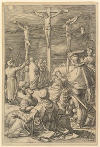 Christus am Kreuz, aus "Die Passion Christi" von Hendrick Goltzius
