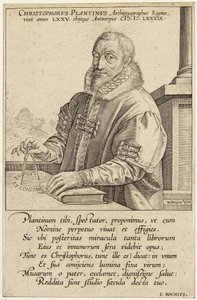 Christopher Plantin von Hendrick Goltzius