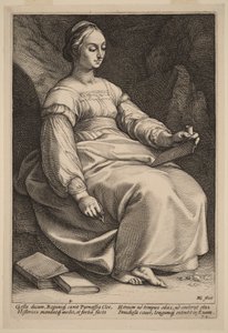 Clio von Hendrick Goltzius