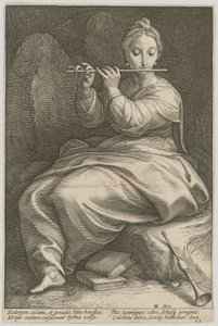Euterpe, Blatt 6 der Folge "Neun Musen"