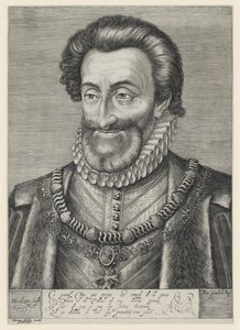 Heinrich IV., König von Frankreich und Navarra von Hendrick Goltzius
