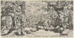 Hochzeit von Amor und Psyche von Hendrick Goltzius