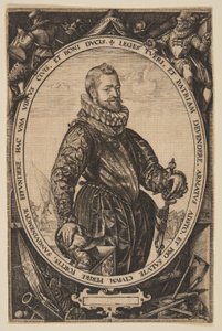 Jacques de la Faille von Hendrick Goltzius