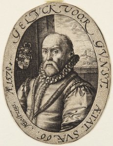 Jan van Broeckhoven von Hendrick Goltzius