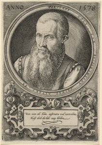Johan Gols [Der Vater des Künstlers] von Hendrick Goltzius