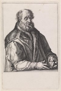 Johannes Zurenus (1517-1591) von Hendrick Goltzius