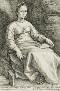 Melpomene von Hendrick Goltzius