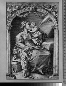 Nächstenliebe von Hendrick Goltzius