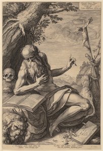 Porträt von Dirck Volckertsz. Coornhert von Hendrick Goltzius