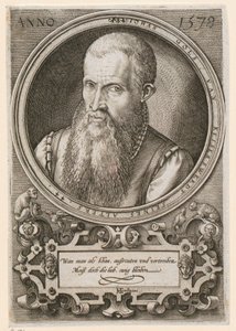 Porträt von Jan Goltz II [Jan Gols; Johan Gols] von Hendrick Goltzius