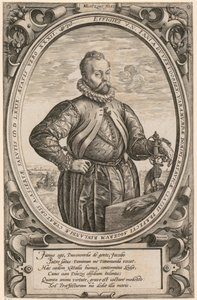 Porträt von Jan [Johann] van Duvenvoorde von Hendrick Goltzius