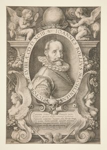 Porträt von Hans Bol von Hendrick Goltzius