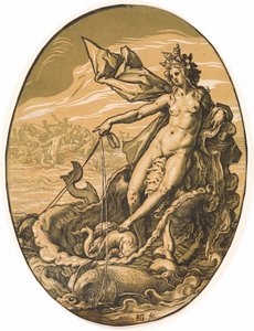 Tethys von Hendrick Goltzius