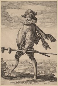 Der Hauptmann der Infanterie von Hendrick Goltzius