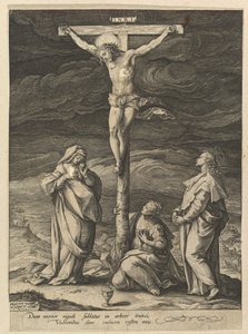 Die Kreuzigung von Hendrick Goltzius