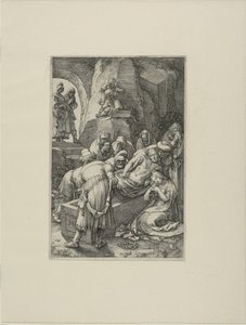 Die Grablegung, Platte elf aus Die Passion Christi
