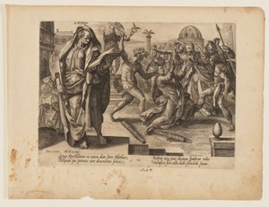 Das Martyrium des Heiligen Matthias, aus Das Martyrium Christi und der Apostel