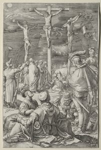 Die Passion: Christus am Kreuz zwischen den beiden Dieben