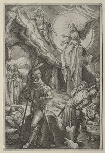 Die Passion: Die Auferstehung von Hendrick Goltzius