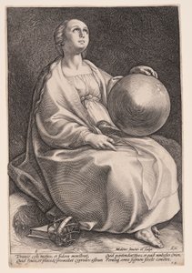Urania, die Muse der Astronomie, aus Die neun Musen